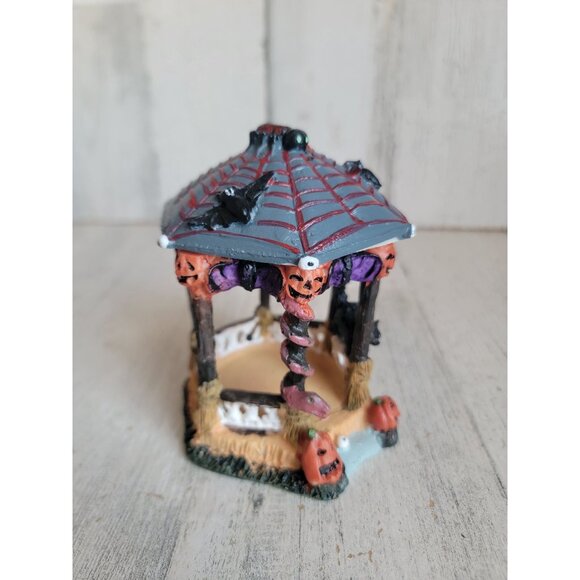 Halloween scary gazebo Village accessory pumpkin spooky - Picture 2 of 6